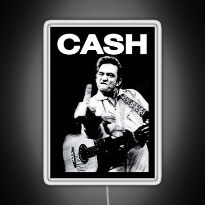 Johnny Middle Finger Rgb Neon Sign