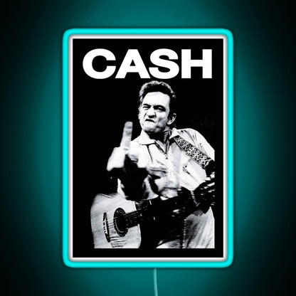 Johnny Middle Finger Rgb Neon Sign