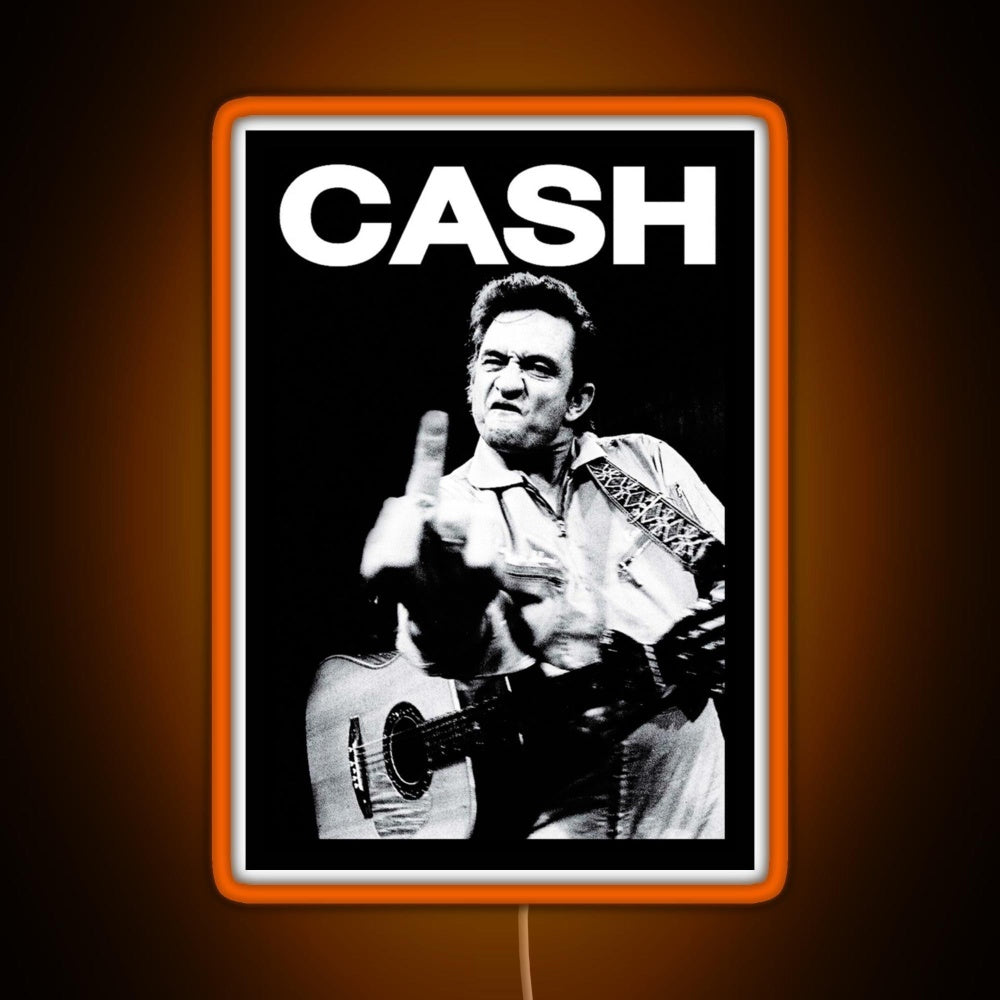 Johnny Middle Finger Rgb Neon Sign