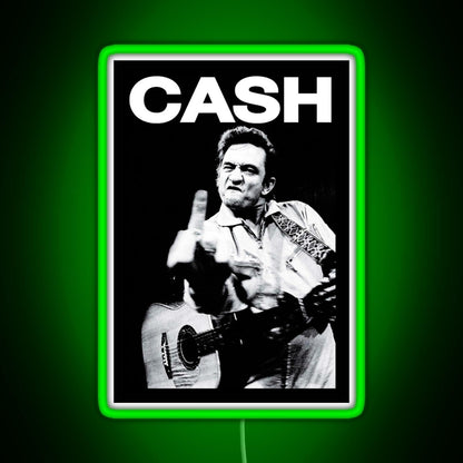 Johnny Middle Finger Rgb Neon Sign