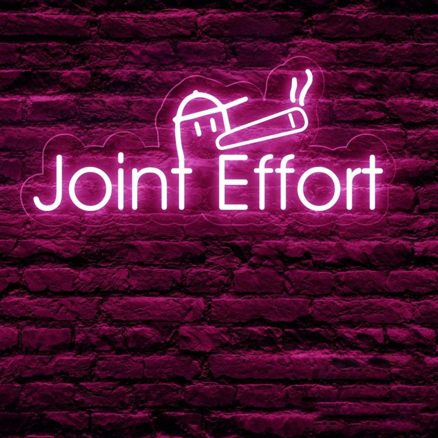 Joint Effort Funny Weed Led Neon Sign | Shineneon