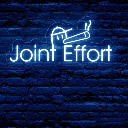 Joint Effort Funny Weed Led Neon Sign | Shineneon