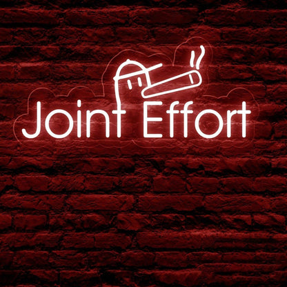Joint Effort Funny Weed Led Neon Sign | Shineneon