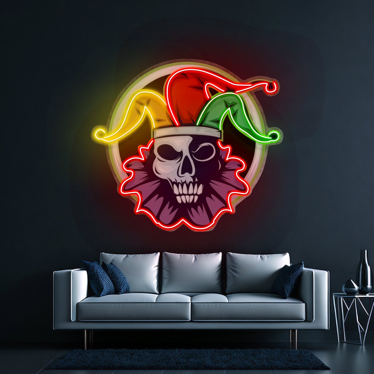 Joker Head Clown Led Neon Sign Light Custom Led Signs