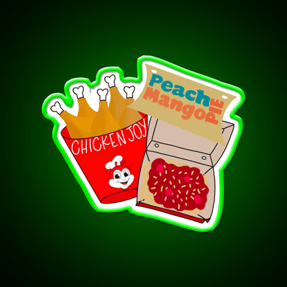Jollibee Fast Food Led Neon Sign For Burger Place Rgb Color - Shineneon