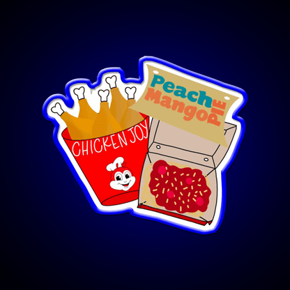 Jollibee Fast Food Led Neon Sign For Burger Place Rgb Color - Shineneon