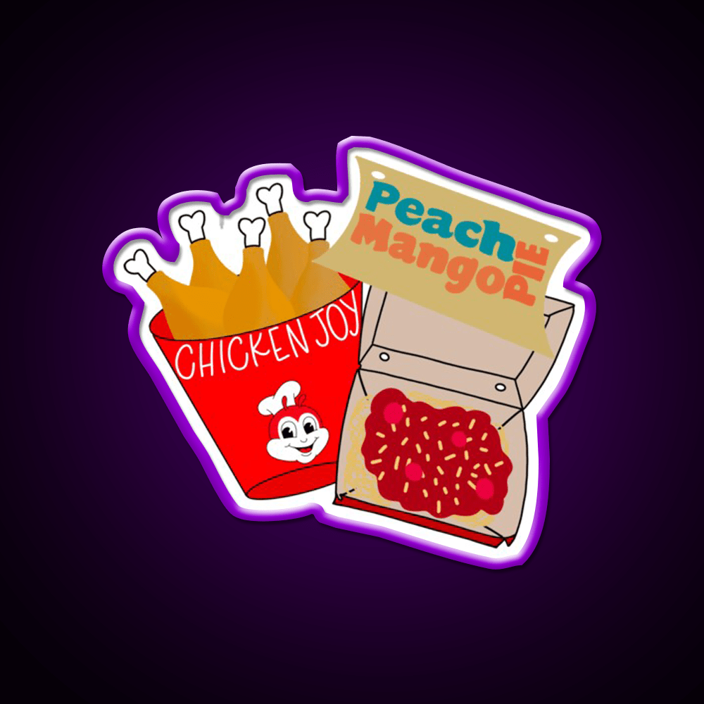 Jollibee Fast Food Led Neon Sign For Burger Place Rgb Color - Shineneon