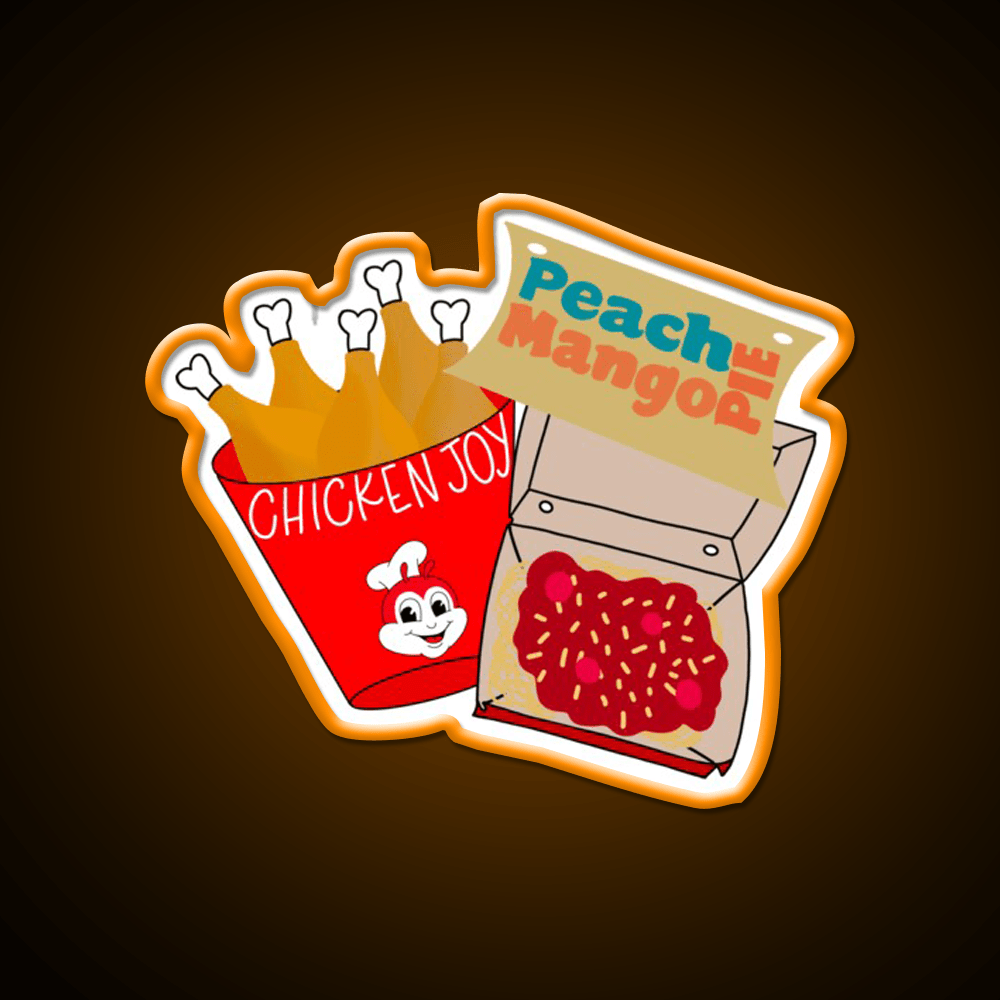 Jollibee Fast Food Led Neon Sign For Burger Place Rgb Color - Shineneon
