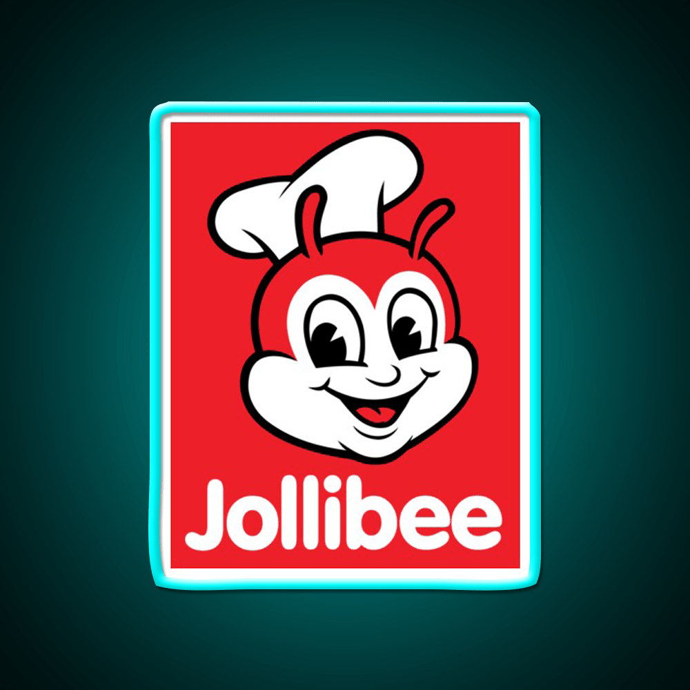Jollibee Philippines Fast Food Led Neon Sign For Burger Place Rgb Color - Shineneon