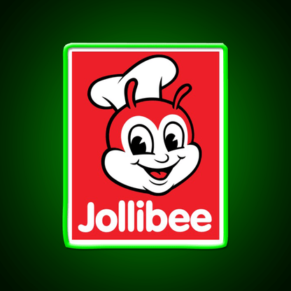 Jollibee Philippines Fast Food Led Neon Sign For Burger Place Rgb Color - Shineneon