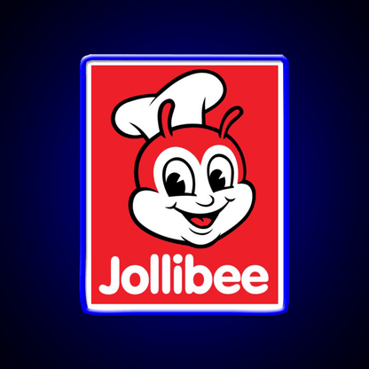 Jollibee Philippines Fast Food Led Neon Sign For Burger Place Rgb Color - Shineneon