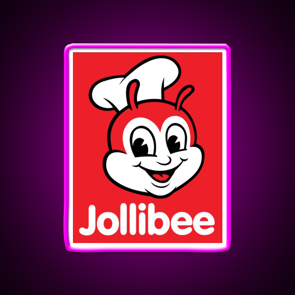 Jollibee Philippines Fast Food Led Neon Sign For Burger Place Rgb Color - Shineneon
