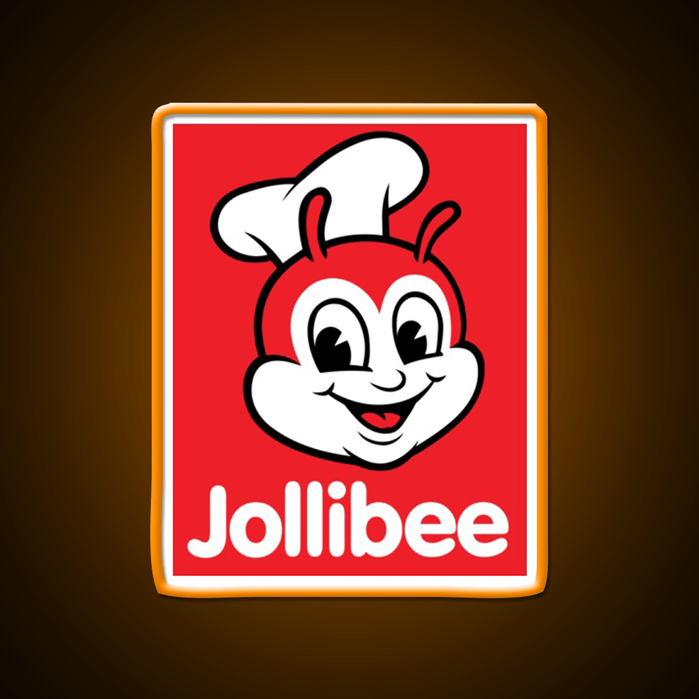 Jollibee Philippines Fast Food Led Neon Sign For Burger Place Rgb Color - Shineneon