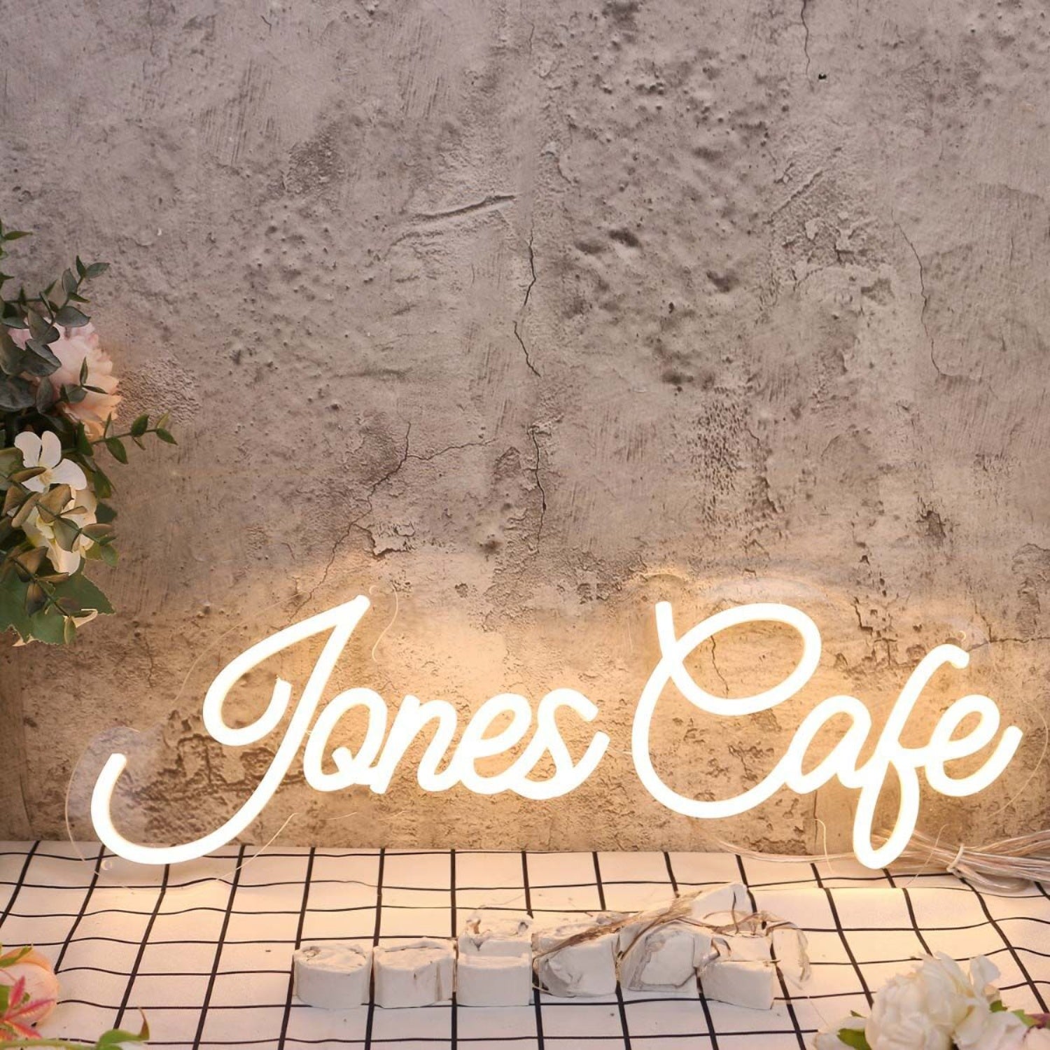 Jones Cafe Yellow Led Neon Sign | Shineneon