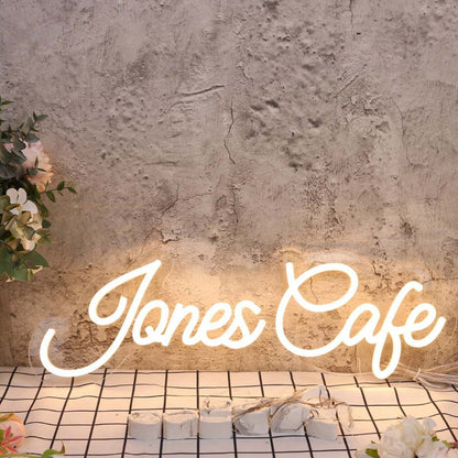 Jones Cafe Yellow Led Neon Sign | Shineneon
