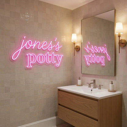 Jones's Potty LED Neon Sign - Shineneon