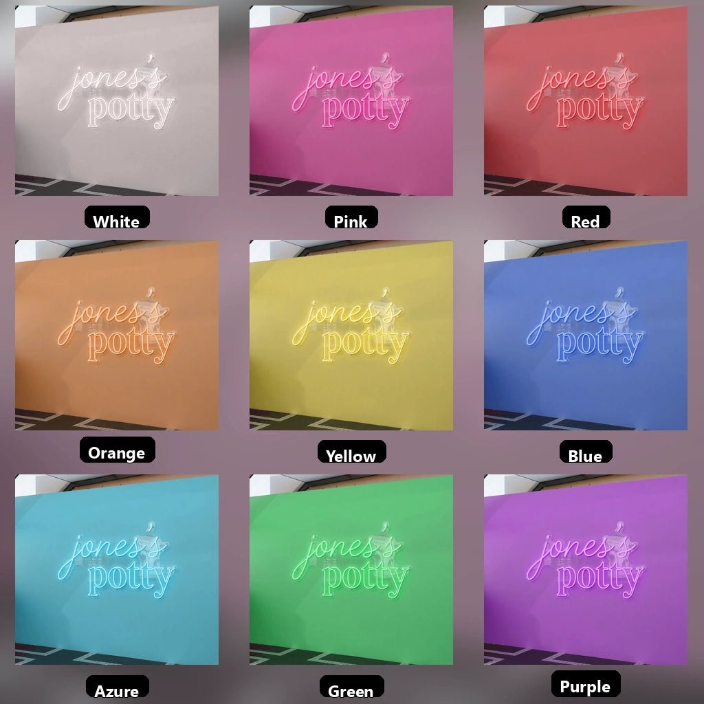 Jones's Potty LED Neon Sign - Shineneon