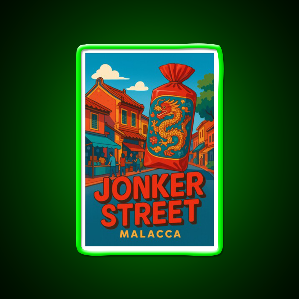Jonker Street Dragon Lantern Malacca Asian Cultural Led Neon Sign Rgb Color - LED neon sign view 8