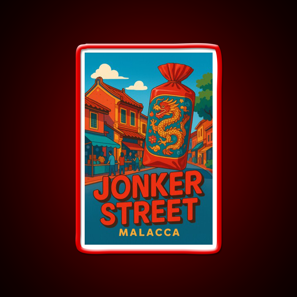 Jonker Street Dragon Lantern Malacca Asian Cultural Led Neon Sign Rgb Color - LED neon sign view 10