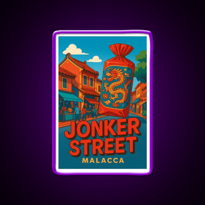 Jonker Street Dragon Lantern Malacca Asian Cultural Led Neon Sign Rgb Color - Shineneon
