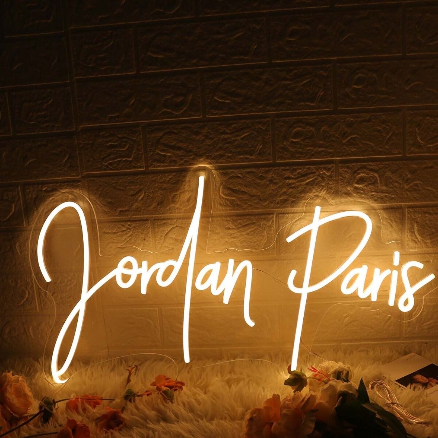 Jordan Paris Yellow Led Neon Sign - Shineneon