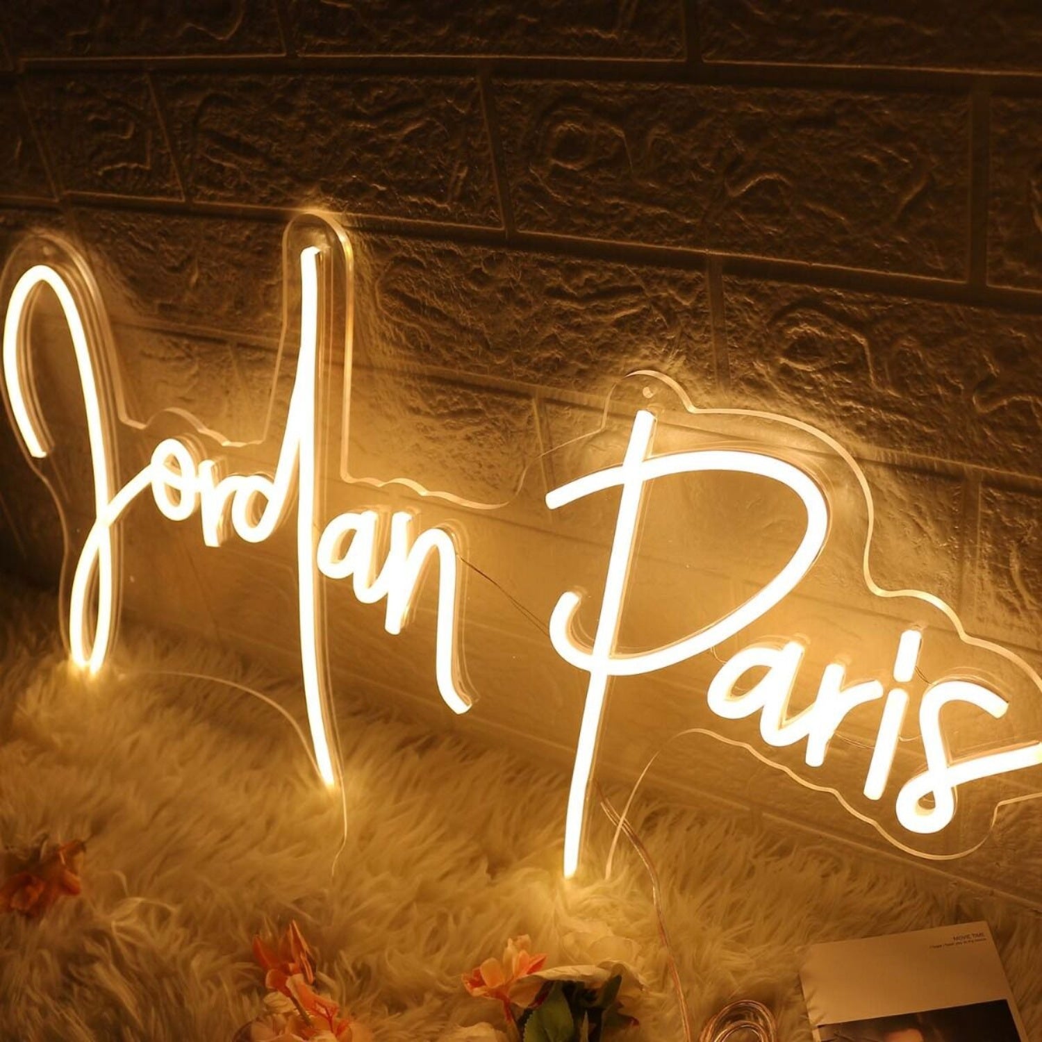 Jordan Paris Yellow Led Neon Sign - Shineneon