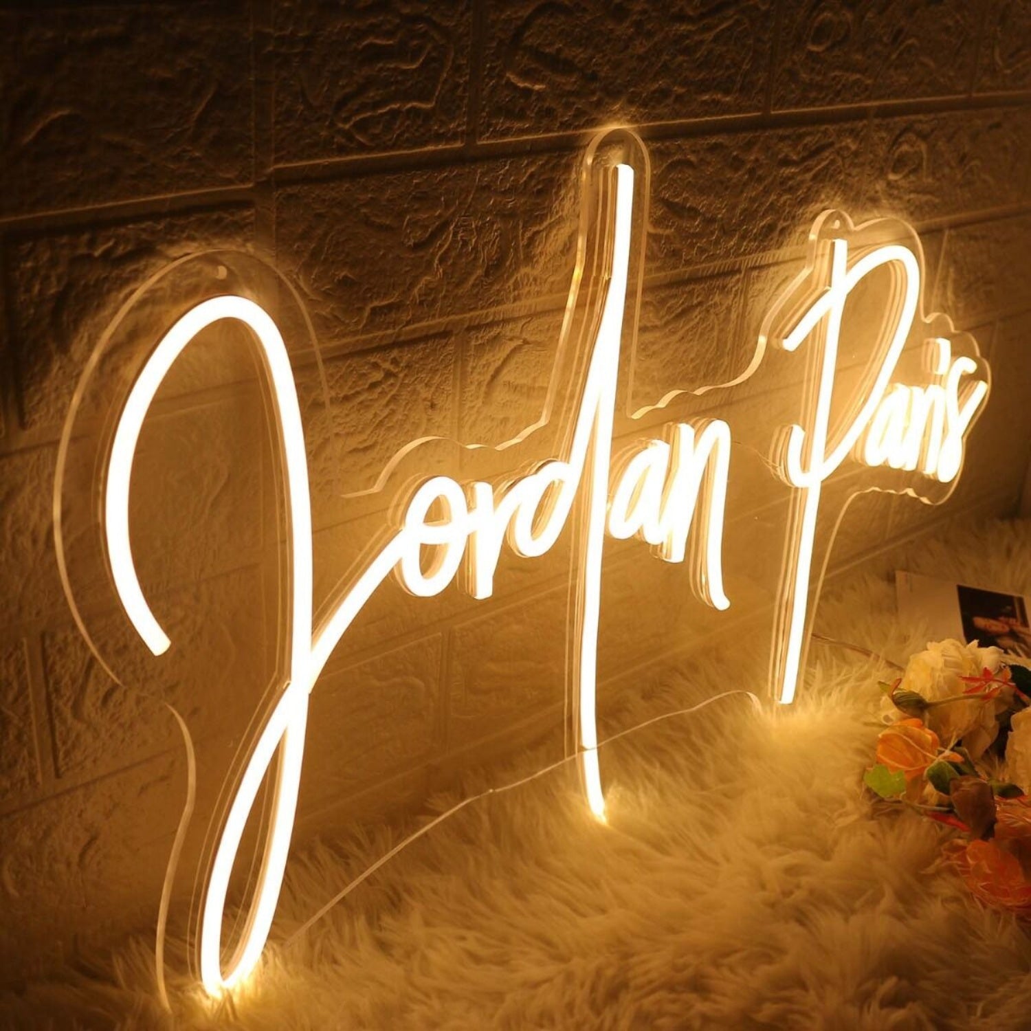 Jordan Paris Yellow Led Neon Sign - Shineneon