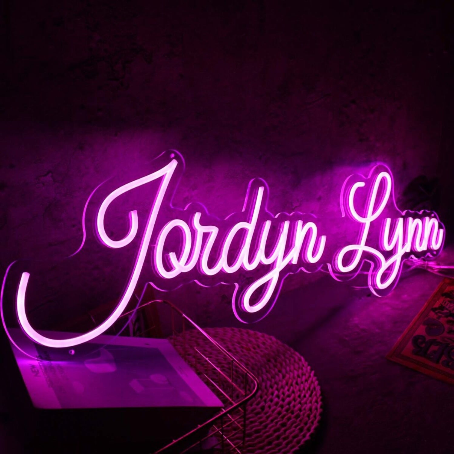 Jordyn Lynn Pink Led Neon Sign | Shineneon
