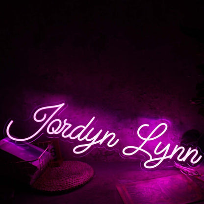 Jordyn Lynn Pink Led Neon Sign - Shineneon