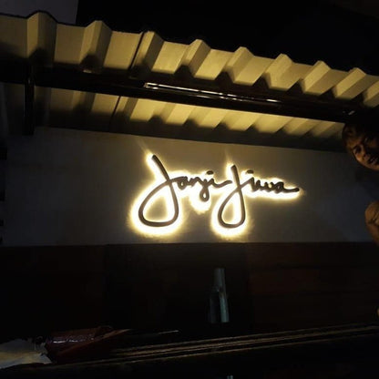 Jorji Jiwa 3D Backlit Channel Letters Led Light Sign - Shineneon