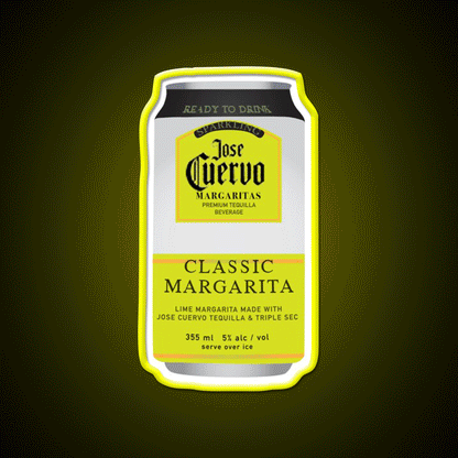 Jose Cuervo Party Drink Tequila Led Neon Sign Bar Led Sign Rgb Color - Custom LED neon sign front view