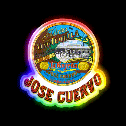 Jose Cuervo Tequila Party Drink Tequila Led Neon Sign Rgb Color - LED neon sign close-up detail