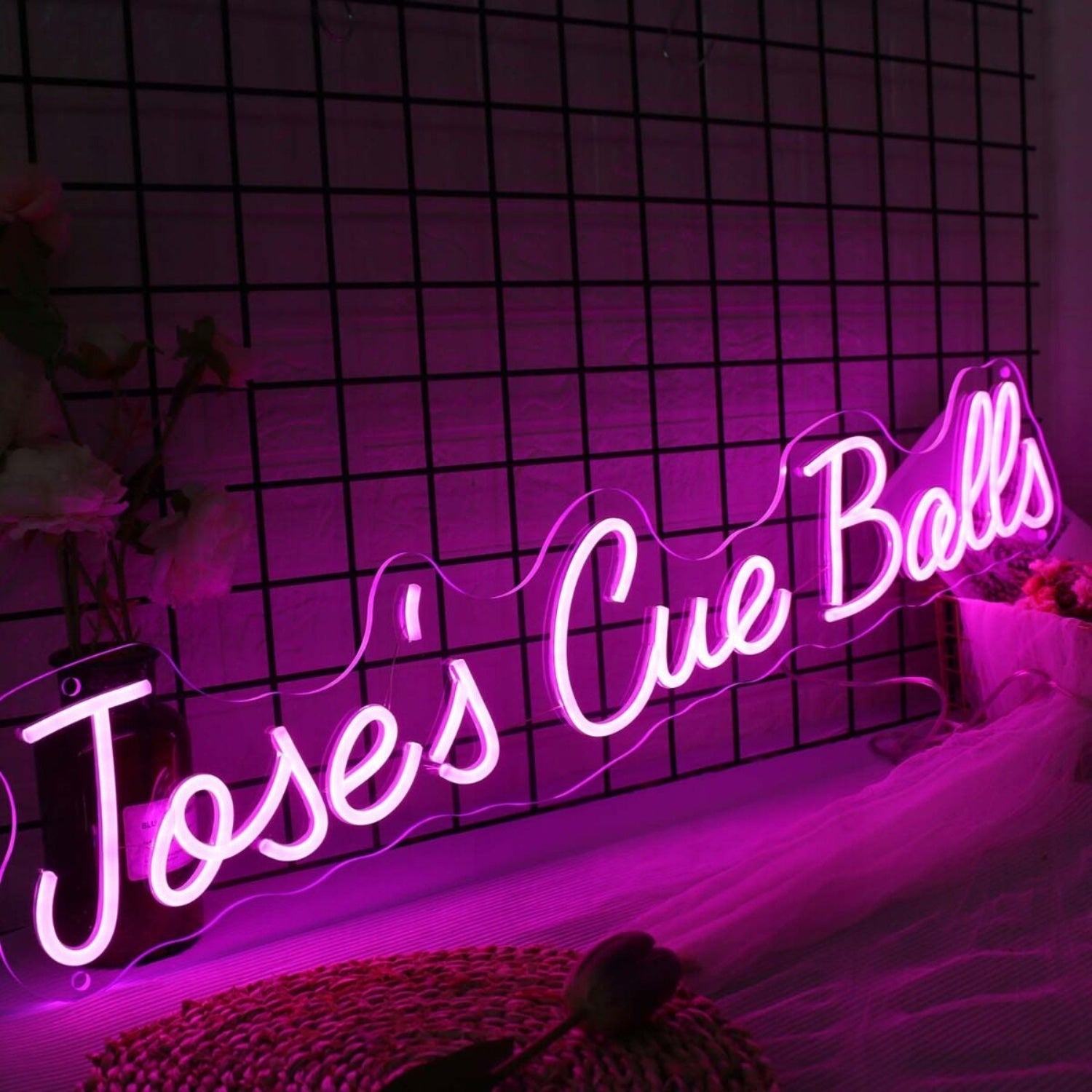 Joses Cue Balls Purple Led Neon Sign - Shineneon