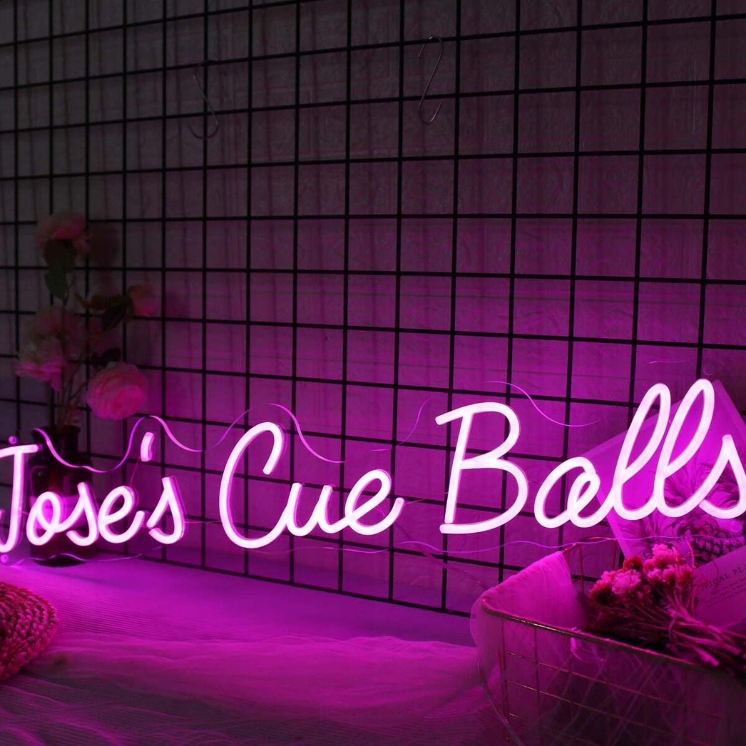 Joses Cue Balls Purple Led Neon Sign - Shineneon