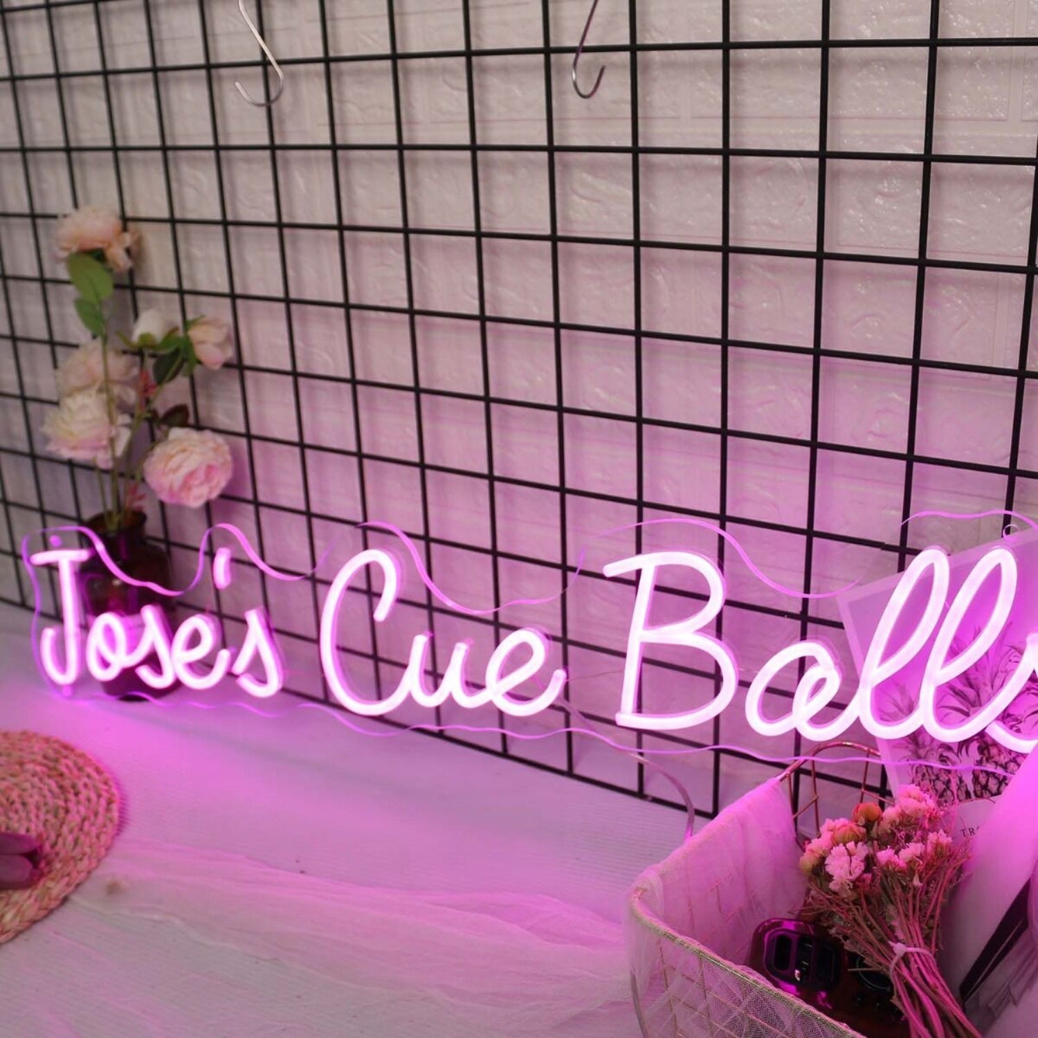 Joses Cue Balls Purple Led Neon Sign - Shineneon