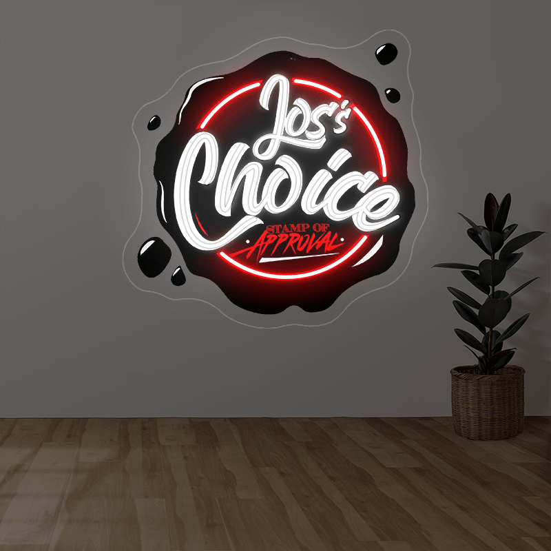 Jos's Choice Custom Neon Sign - Shineneon