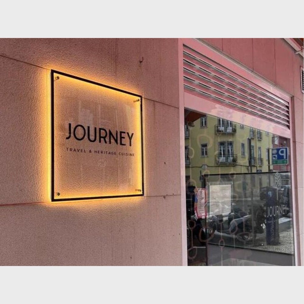 Journey Acrylic Business Logo Sign - Shineneon
