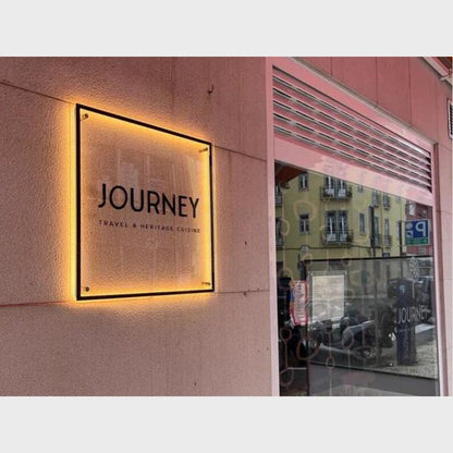 Journey Acrylic Business Logo Sign - Shineneon