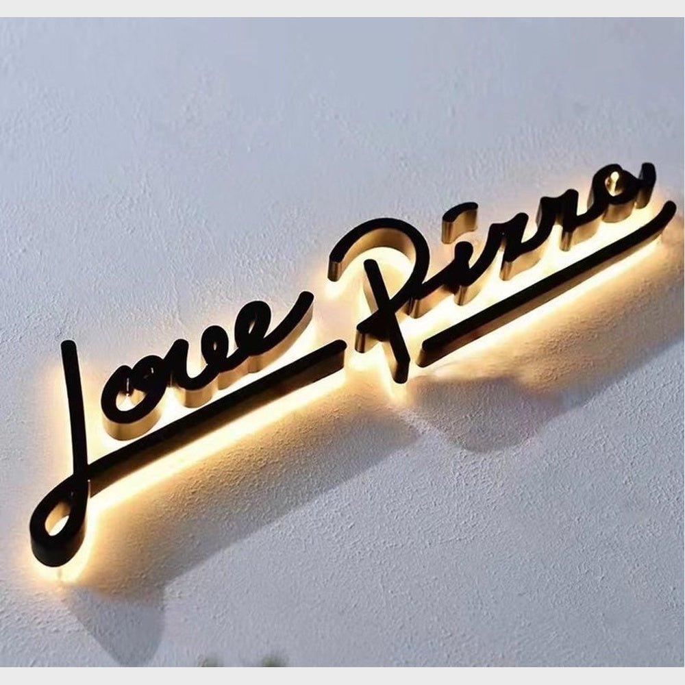 Jovee Pinnac 3D Backlit Channel Letters Led Light Sign - Shineneon
