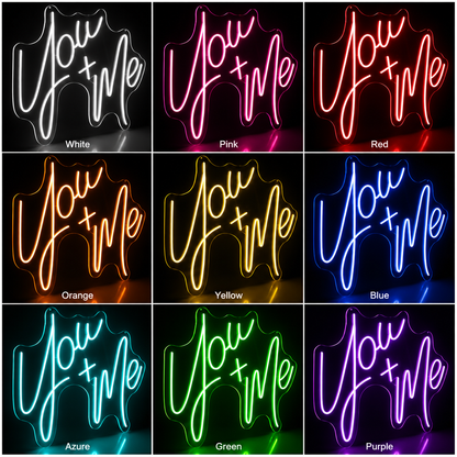 Joy And Time LED Neon Sign - 05 Color Grid