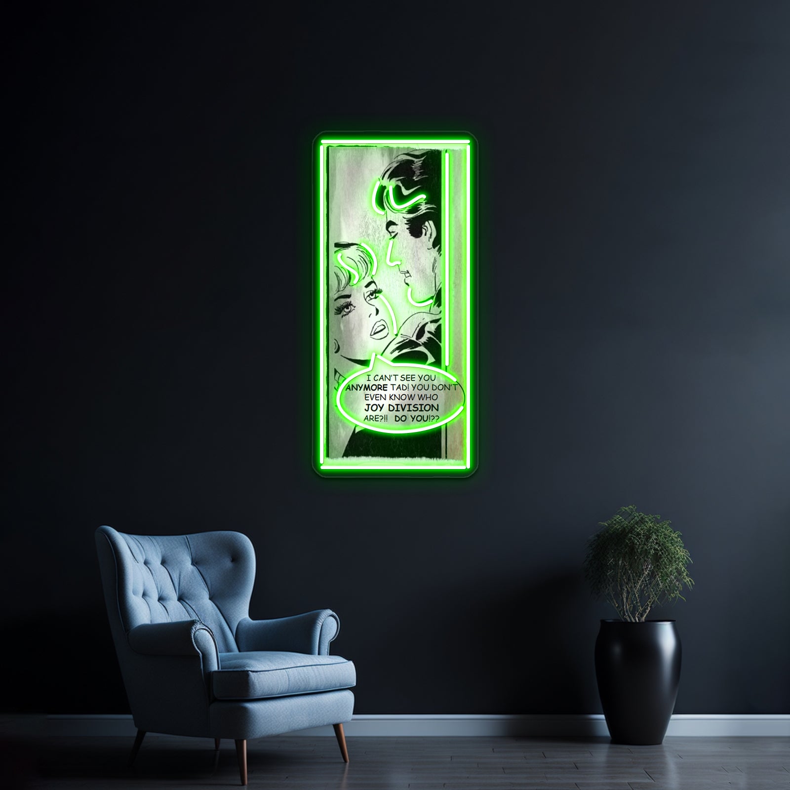 Joy Division Pop Artwork Neon Signs For Sale