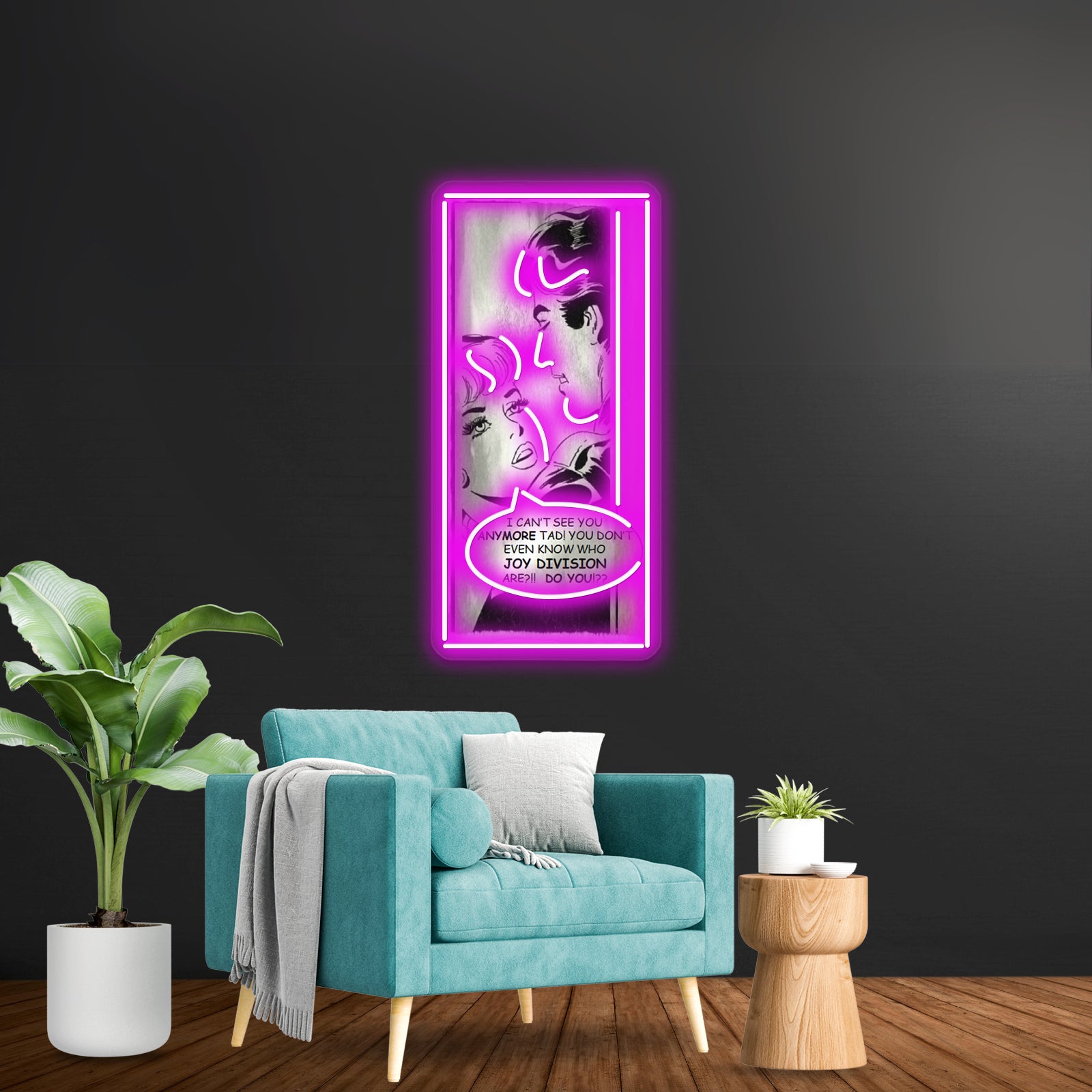 Joy Division Pop Artwork Neon Signs For Sale