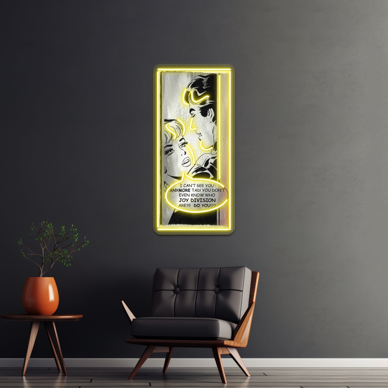 Joy Division Pop Artwork Neon Signs For Sale