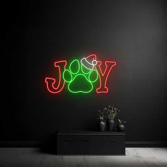 Joy Paw Led Sign