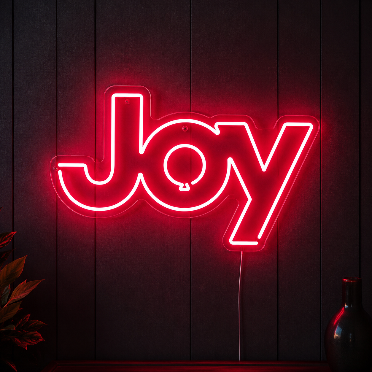 Joy Wall Decor LED Neon Sign - 02 High-Converting Product Image