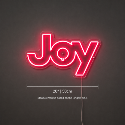 Joy Wall Decor LED Neon Sign - 04 Size Image