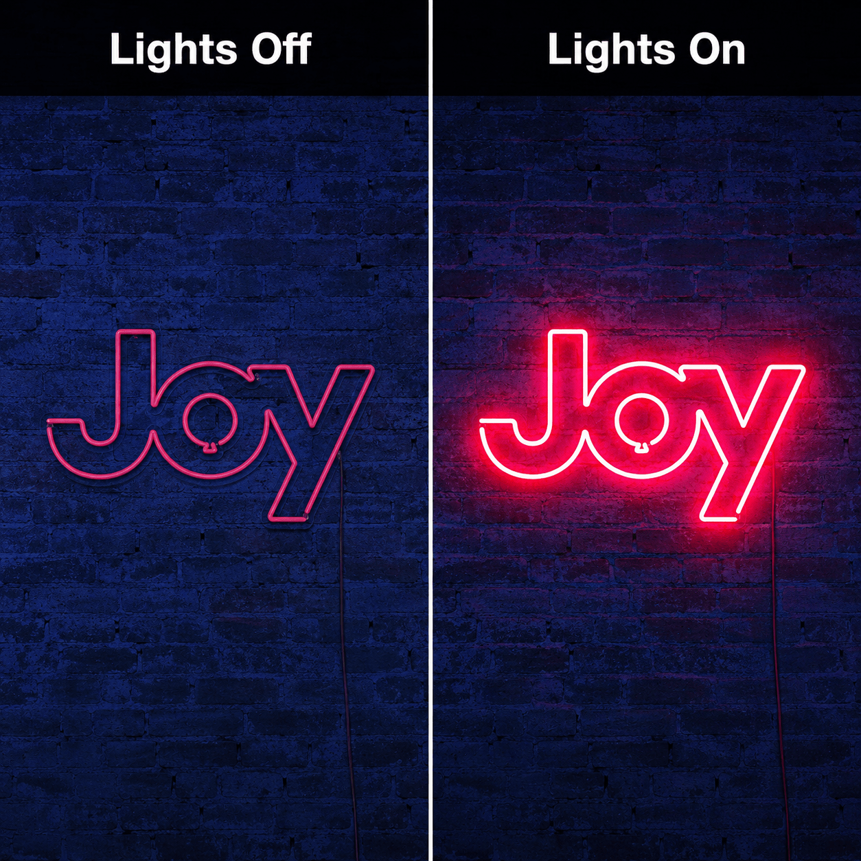 Joy Wall Decor LED Neon Sign - Shineneon