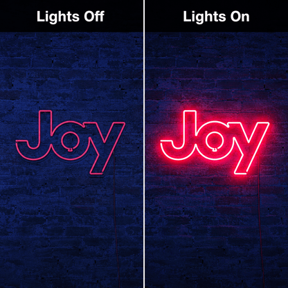 Joy Wall Decor LED Neon Sign - Shineneon