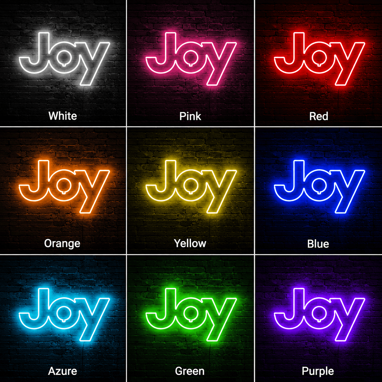 Joy Wall Decor LED Neon Sign - Shineneon