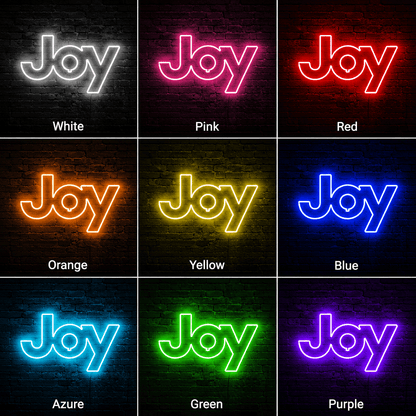 Joy Wall Decor LED Neon Sign - Shineneon